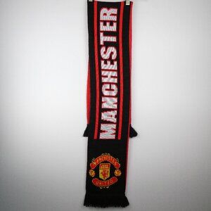 Manchester United FC Scarf Official Product Soccer Football Red Black 152 cm